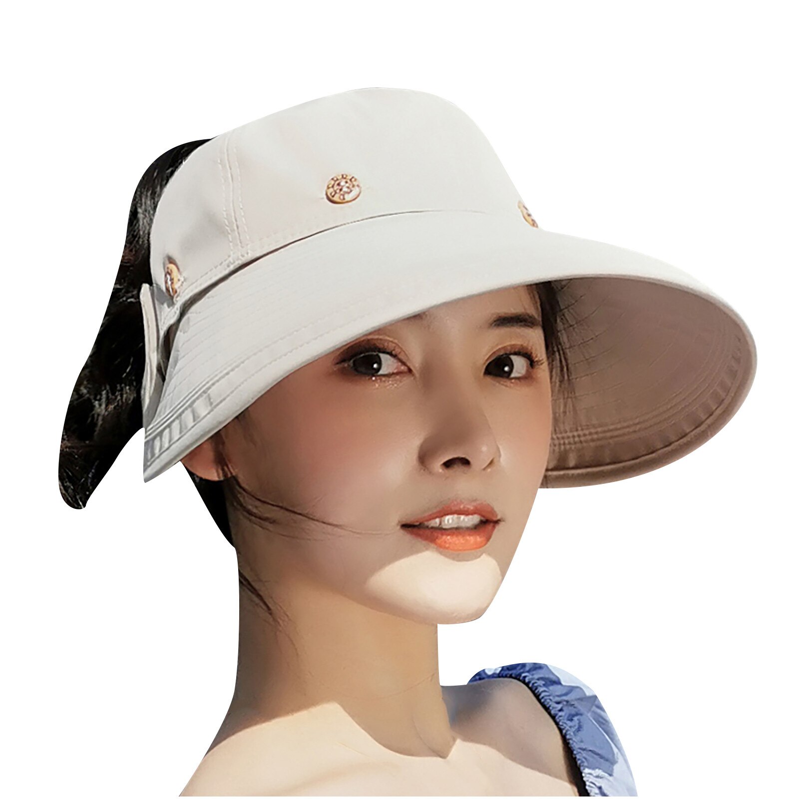 Women's Summer Sun Hats Leisure Journey Outdoors Sun Protection Outdoor Sunhat Peaked Cap Chapeu Feminino