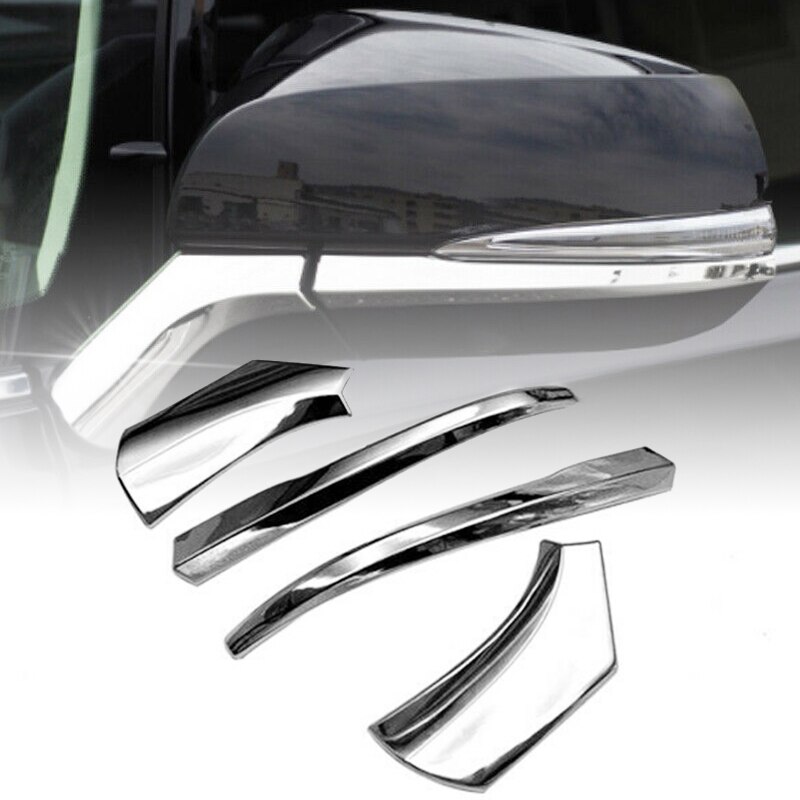4 Stuks Auto Rear View Side Spiegel Decoratieve Versieringen Voor Toyota RAV4 Chroom Styling Accessoires