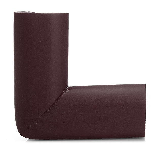 Rubber Foam 1Pcs Kind Tafel Desk Corner Edge Protectors Bumper Mooie Zachte Veiligheid Bescherming Kussen Guard: Bruin