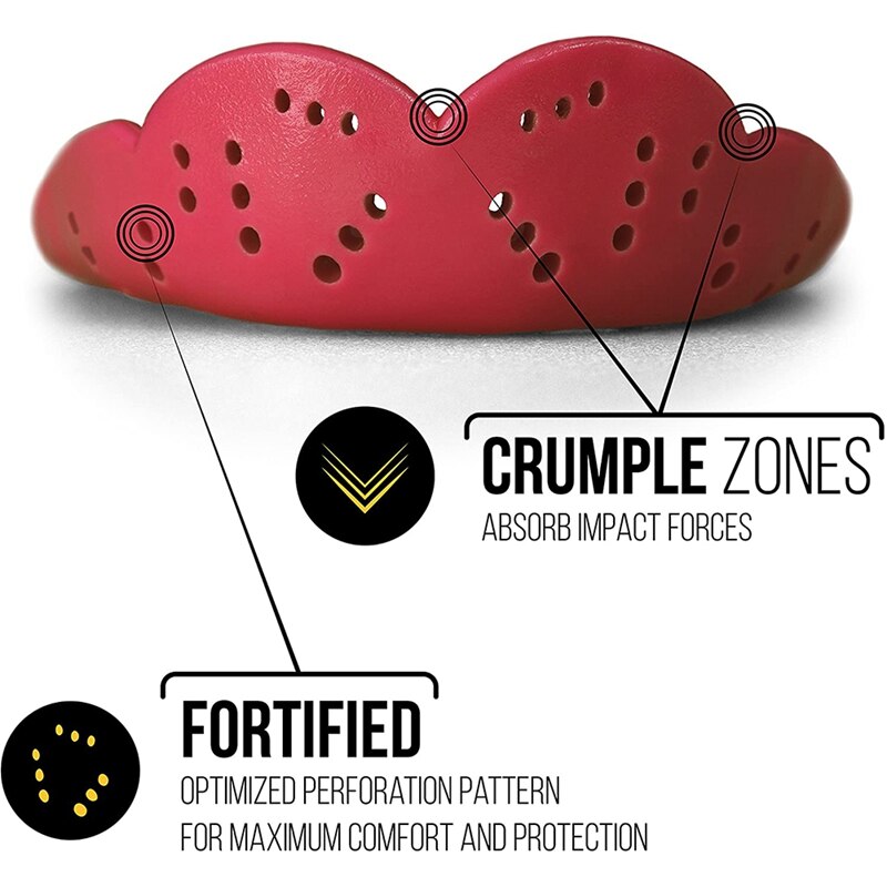 TopSport Mond Guard Eva Tanden Protector Volwassenen Gebitsbeschermer Tand Brace Bescherming Basketbal Rugby Boksen Karate