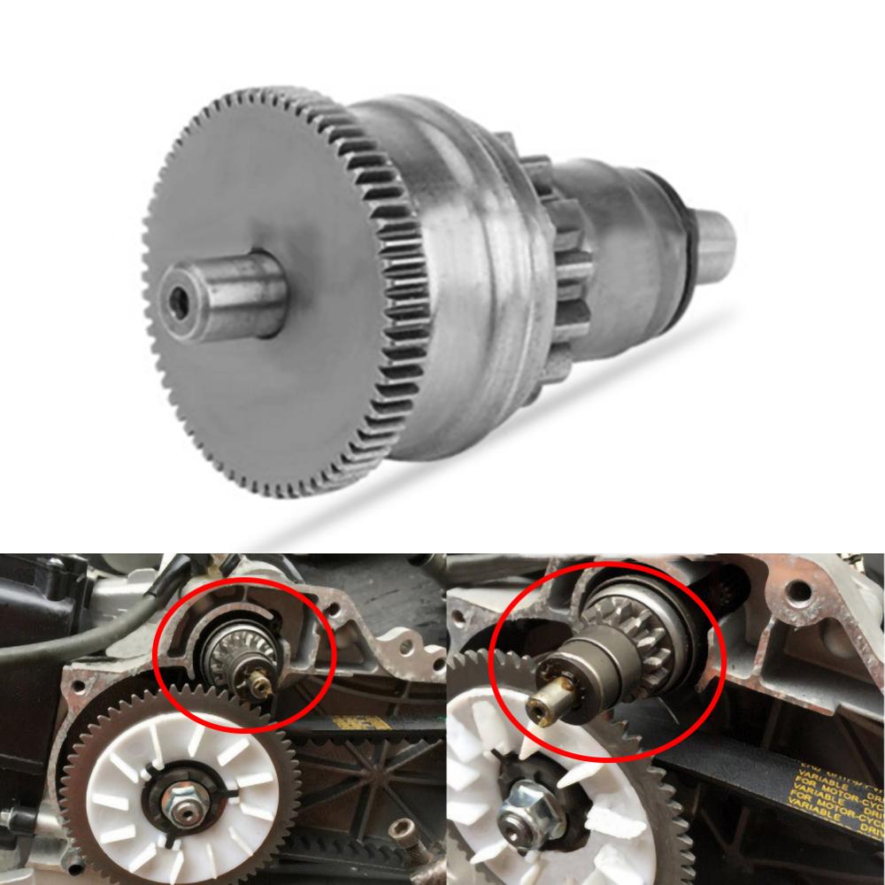 1Pc Starter Motor Gear Clutch For Bendix 49CC 50CC 60CC 139QMB 139QMA Scooter Moped ATV Engine Starter Motor