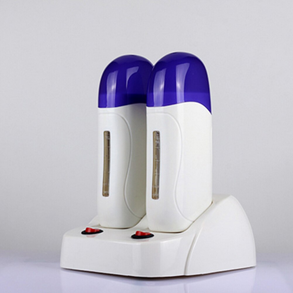 Double Base Depilatory Body Arm Leg Hair Remover Wax Heater Warmer Machine Compact