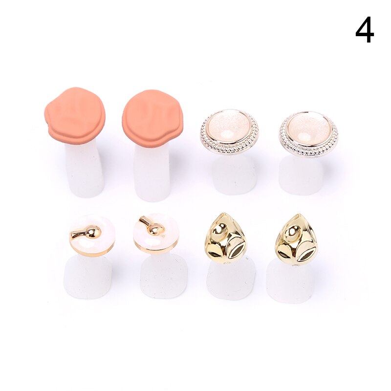 8 Stks/set Toe Silicone Separator Pedicure Separator Nail Art Diy Voetverzorging Gereedschap: WHITE