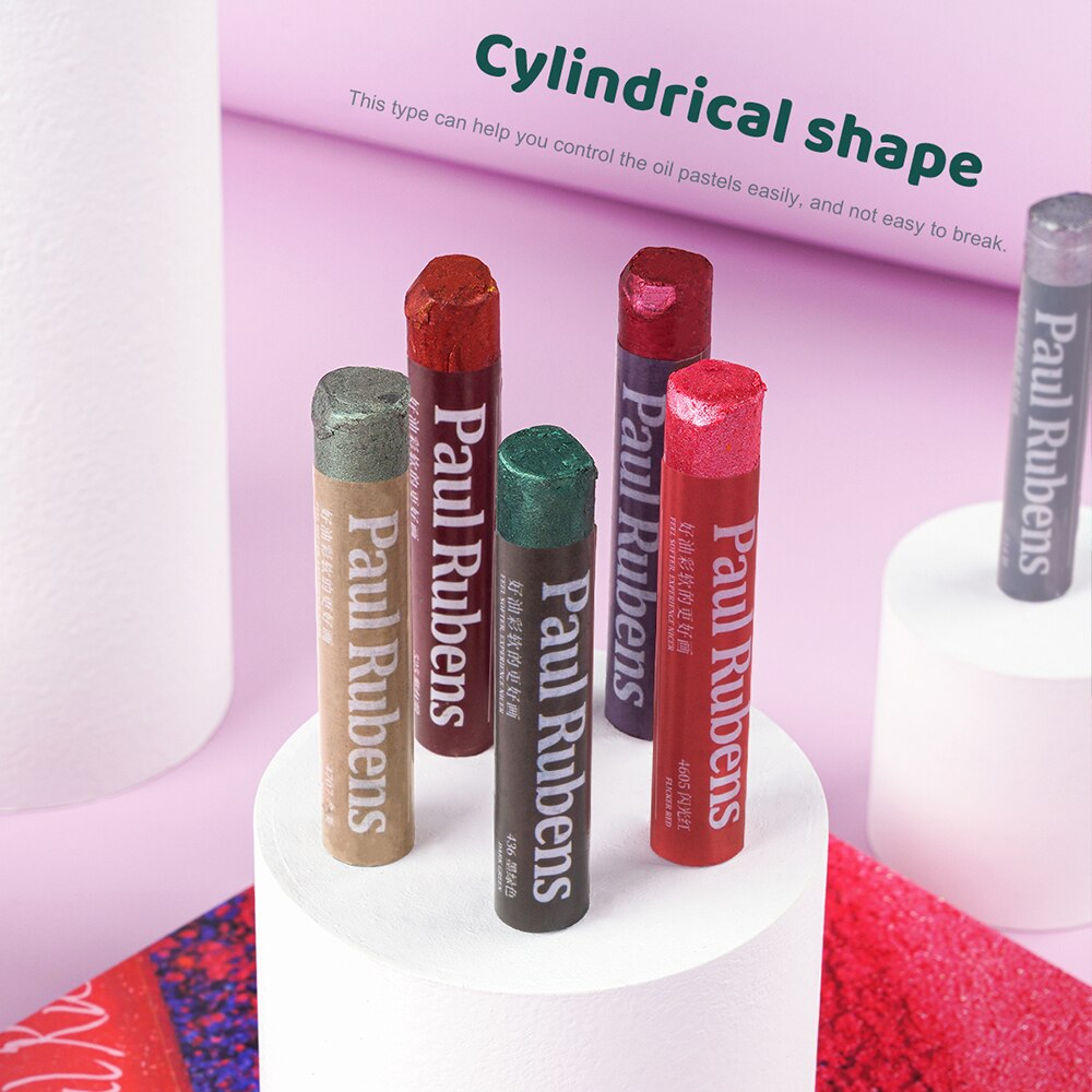 Originele Paul Rubens 26 Glitter Kleuren Olie Pastel Geschikt Voor Kunstenaars Beginners Studenten Kids