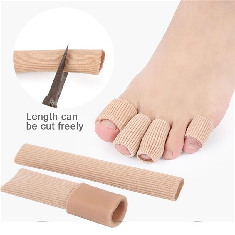 Stoff Finger Zehen Protektor Separator Applikator Fußpflege Werkzeug Pedikübetreffend Mais Kallus Entferner Hand Schmerzen Linderung Weiche Silikon Rohr