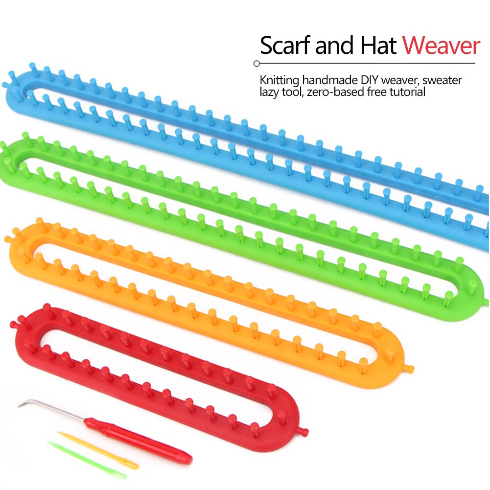 Knitting Machine Sewing Material Accessories Loom Needlework Kit Tools Weaving Handmade Scarf Sock Stitching Suture Winter