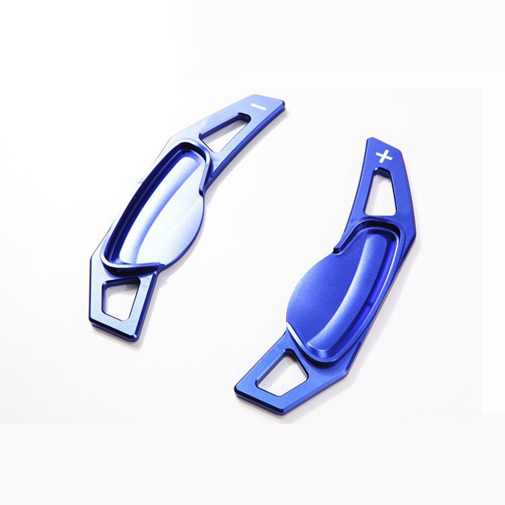 Paletas de cambio de volante de coche, accesorios de estilo de extensión DSG de aleación de aluminio, para Smart 451, 453, Fortwo, Forfour: Azul