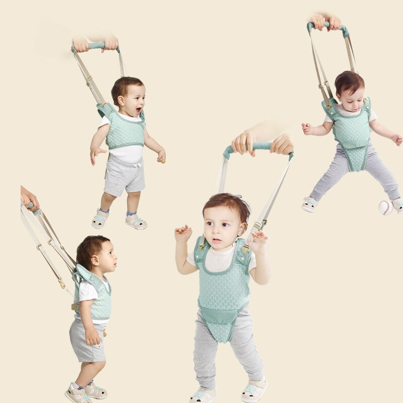 Baby Walking Harness, Hand-Held Toddler Walking Assistant, Standing Up and Walking Learning Helper Protective Belt