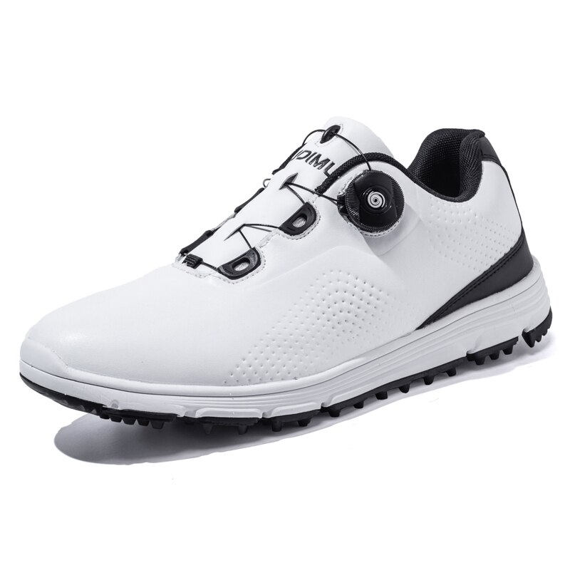 GTHMB Breathable Men&#39;s Golf Shoes Lightweight Golfer Shoes Outdoor Golf Sports Coach Sneakers Support: white black / 45