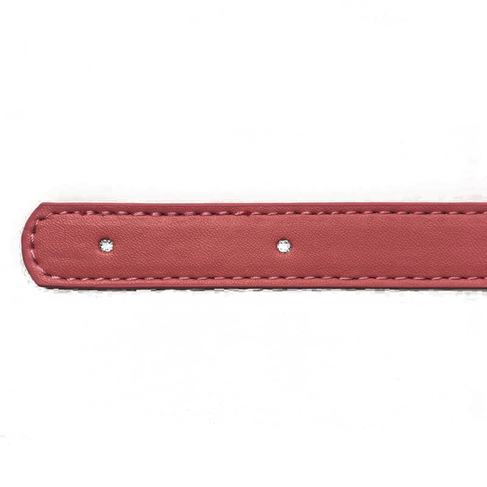 2pcs 62cm PU leather Bag Strap Handle Detachable Shoulder Bag Belt DIY Replacement strap for Handbag Band Handle Bag Accessories: Pink