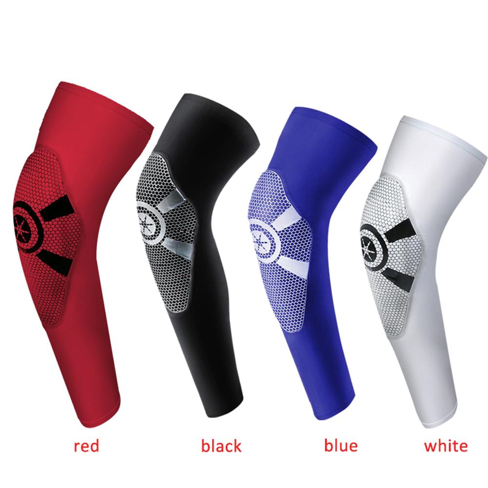 Rijden sportartikelen crashbestendige heren basketbal kniebeschermers brace knieondersteuning sport kniemouw beenwarmers fiets kniebeschermers