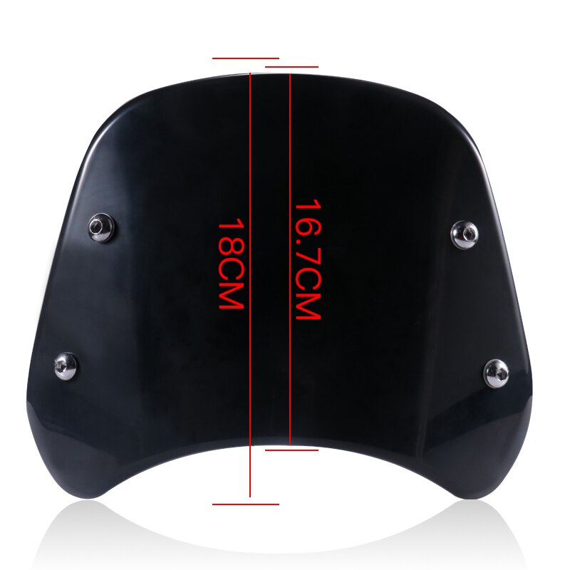Motorcycle Black/Smoke/Clear Front Headlight Windshield Fairing Windscreen Deflector For Benelli Leoncino 250