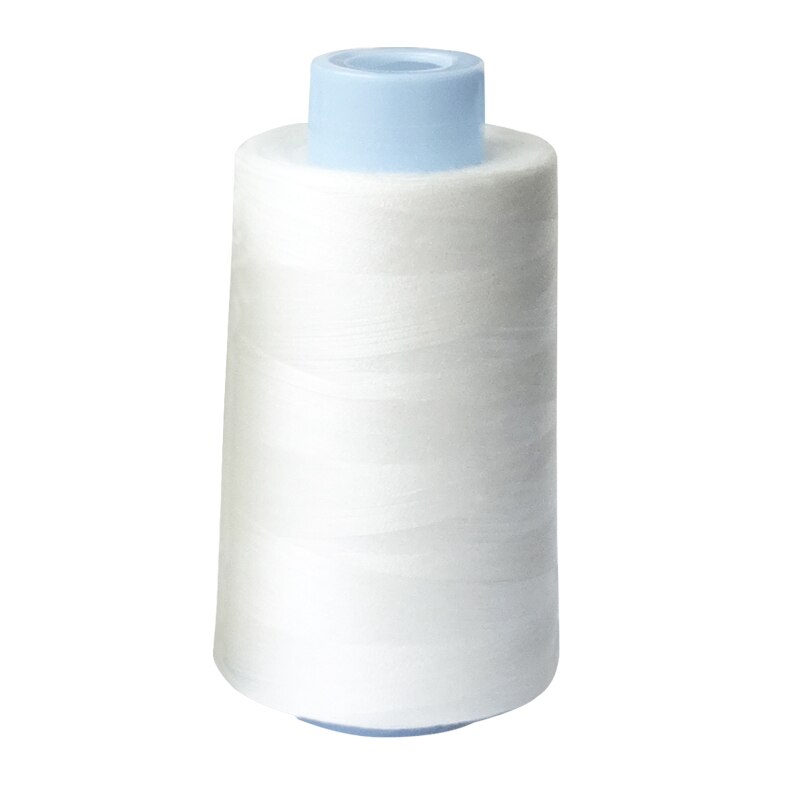 3000m long white water-soluble embroidery sewing thread 402/S dissolved in cold water