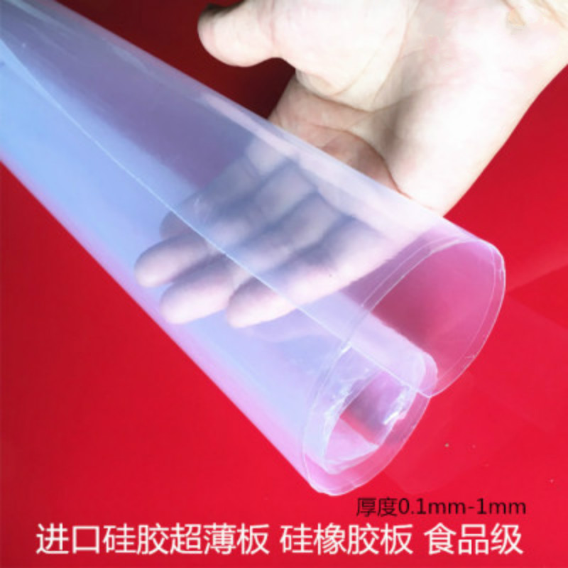 Clear Silicone Rubber Sheet Transparence Plate Mat High Temperature Resistance Film Virgin Silikon Rubber Pad 500x1000mm