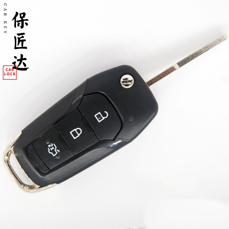 Llave de coche BaoJiangDd Range para Ford Mondeo Fueruis Ranger F150 llave plegable 433MHZ ID49 PCF7945 QINUO