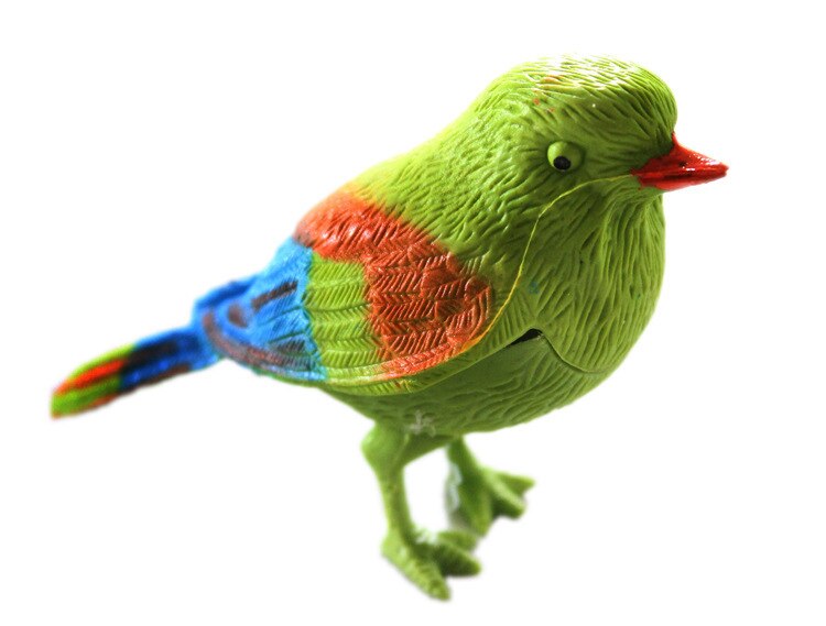 Lydsimulering lydkontrol fuglemøde tweet farve elektronik chok fugl børn legetøj