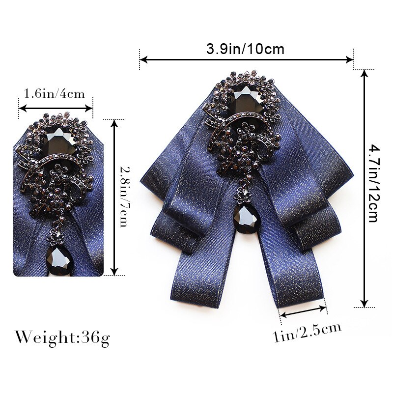 Britannique hommes strass noeud papillon cravate mariage marié blanc chemise Punk gland noeud papillon pour hommes accessoires de mariage