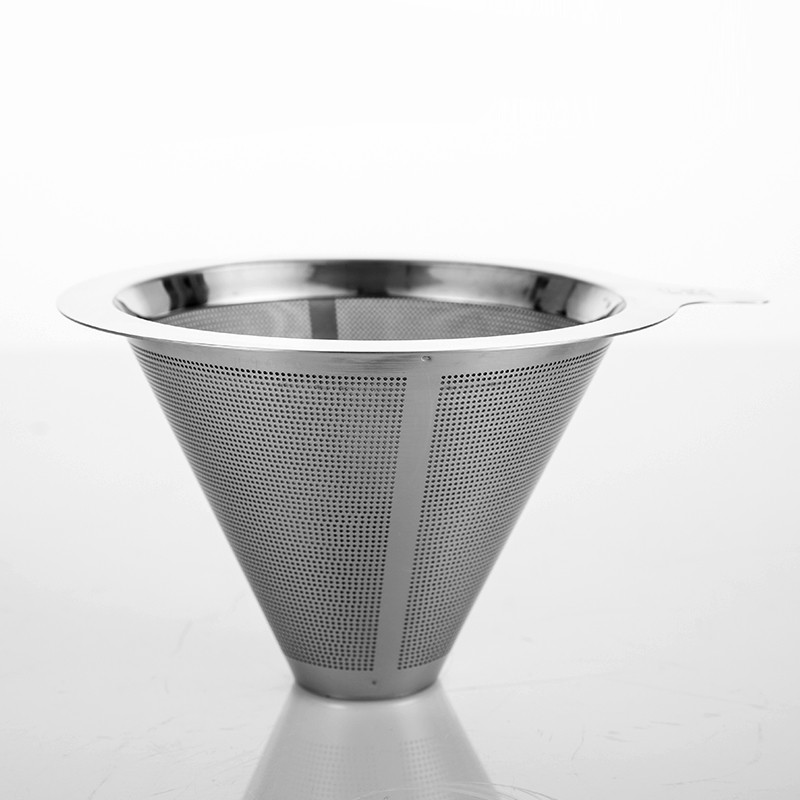 Coffee Filter Stainless Steel Hand Drip Coffee Pot Without Filter Paper Filter Cup 1~2 People