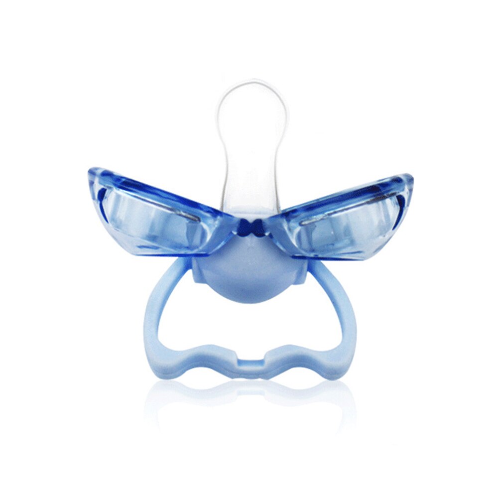 1 Piece Baby Pacifiers Silicone Baby Teeth Soothers Pacifiers Automatically Closed Infant baby Nipple Safe Food Grade Oral Care: Sky Blue