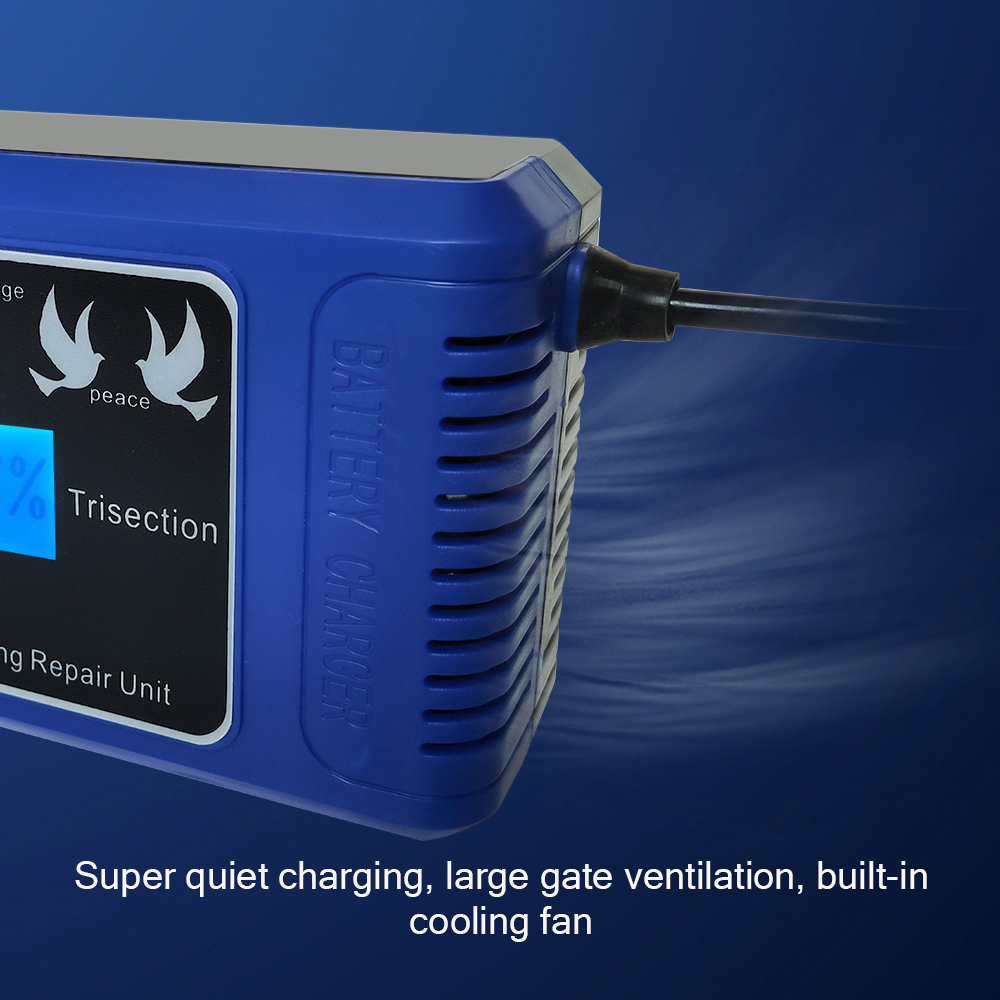 12V 10A Intelligent Repairing Car Charger with LED Display Motorcycle &amp; Car Battery Charger Lead Acid Battery Charger