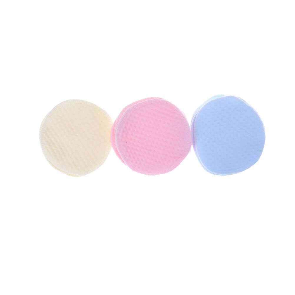 6PCS Soft Cotton Baby Nursing Pad Washable Feeding Breast Pad Absorbent Reusable Anti-overflow Postpartum