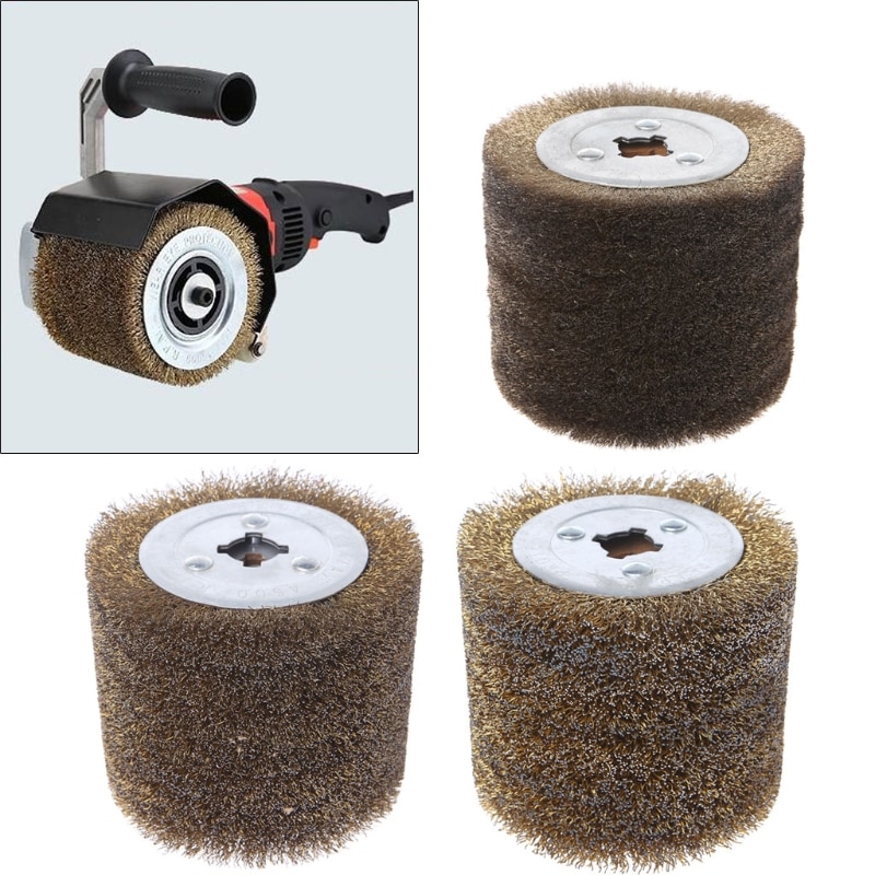 Deburring Abrasive Stainless Steel Wire Round Brush Polishing Grind Buffer Wheel