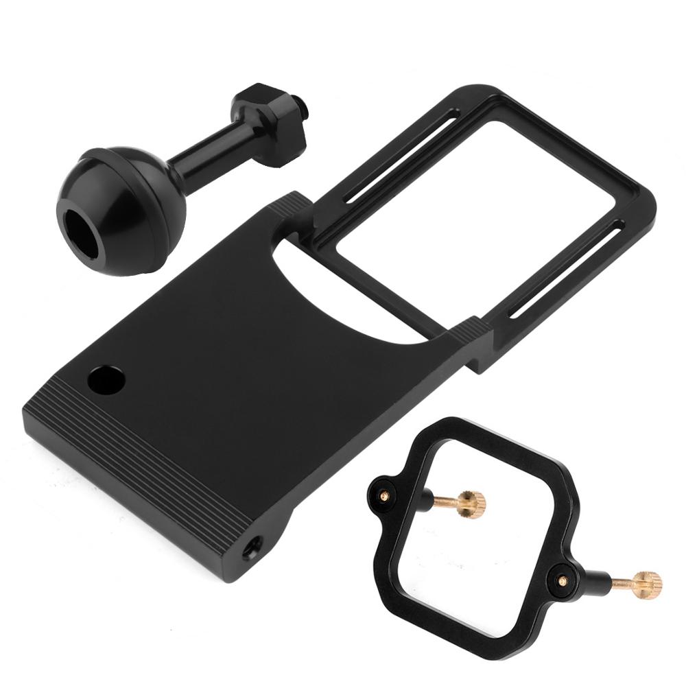 Cámara Gimbal Mount adaptador de interruptor placa con bola de cabeza para la Gopro Hero 7/6/5/4 sesiones deportes Cam para Osmo Zhiyun Feiyu: for session kit 1