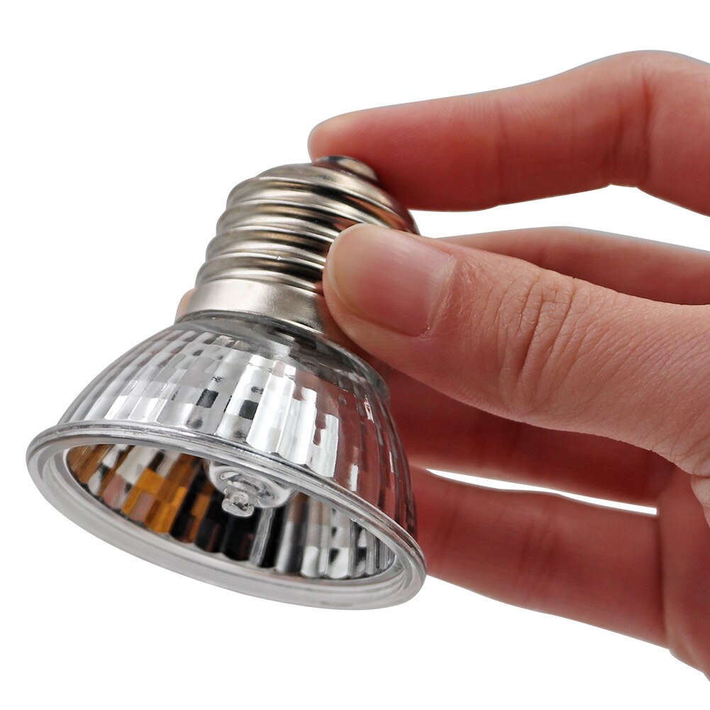 2 sztuk UVA + UVB 25 W/50W75W gadów domowych lampa grzewcza żarówka żółw pławiąc się światło UV żarówki lampa grzewcza jaszczurki regulator temperatury