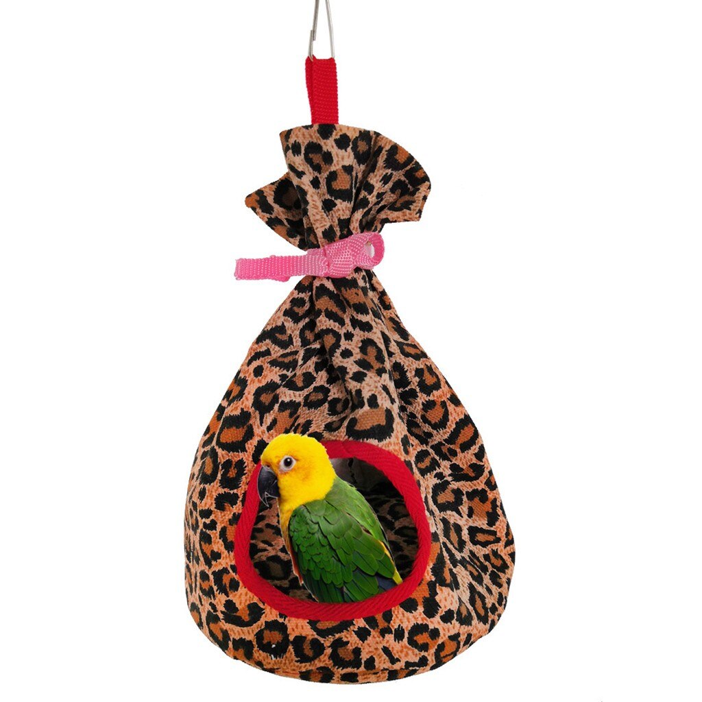 Bird Parrots Perch Tents Hammock Winter Warm Nest Cockatiels Conure Hanging House Round Nests Protect Against Wind #Y5