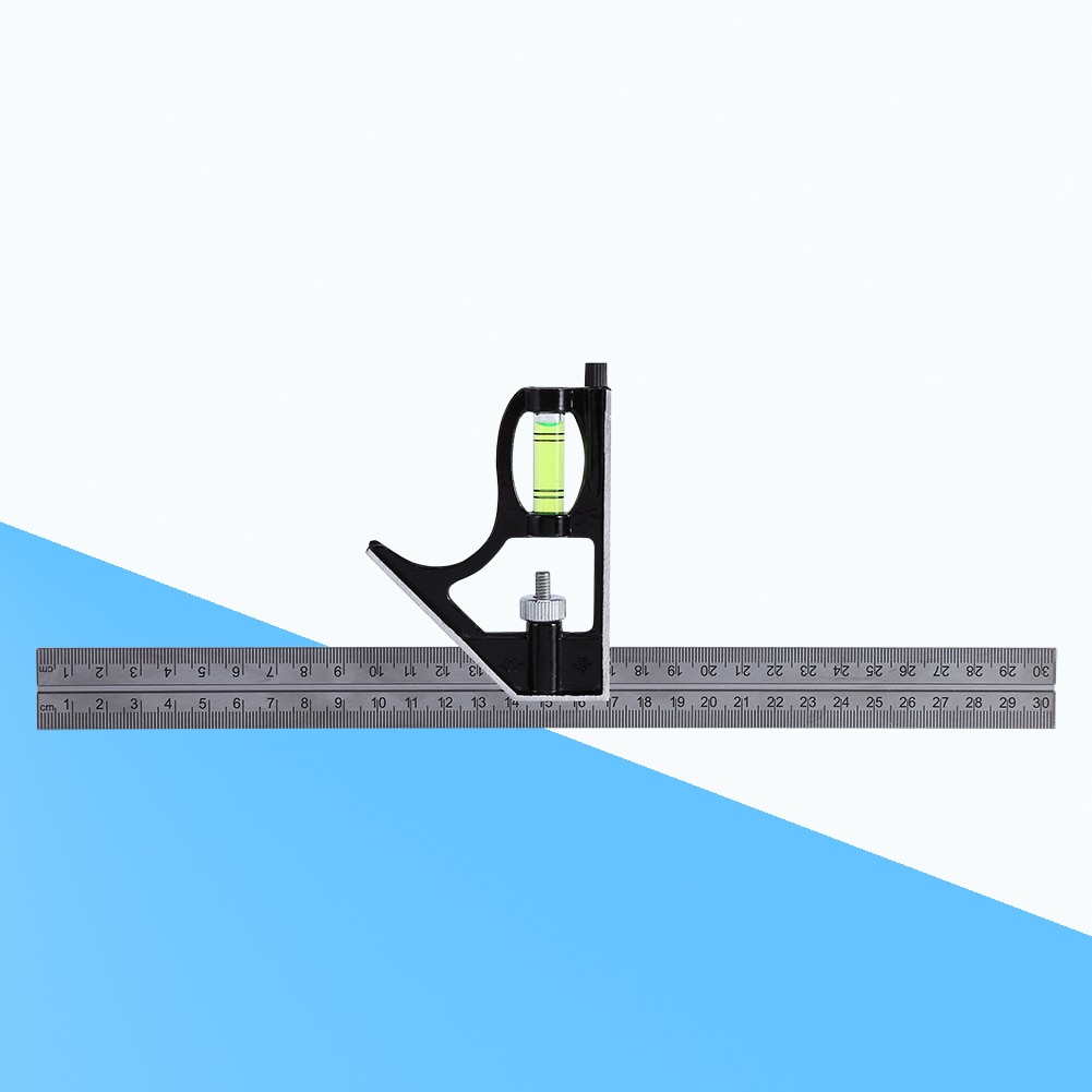 300mm 12 Inch Adjustable Engineers Combination Square Set Kit Right Angle Ruler GD Angle Ruler Measuring Tools Set