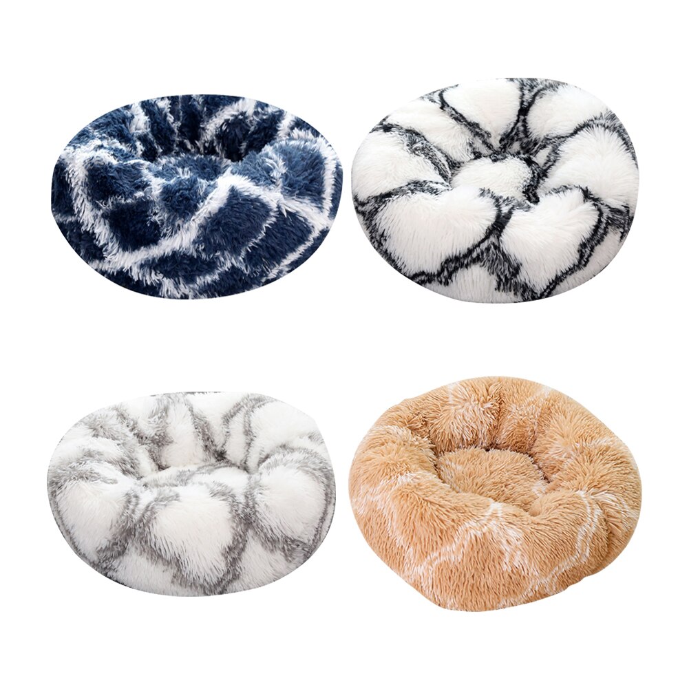 Pet Nest Warm Soft Plush Sleeping Bed Pad Non-slip Breathable Dog Cat House Kennel Washable Cushion Blanket for Small Animals