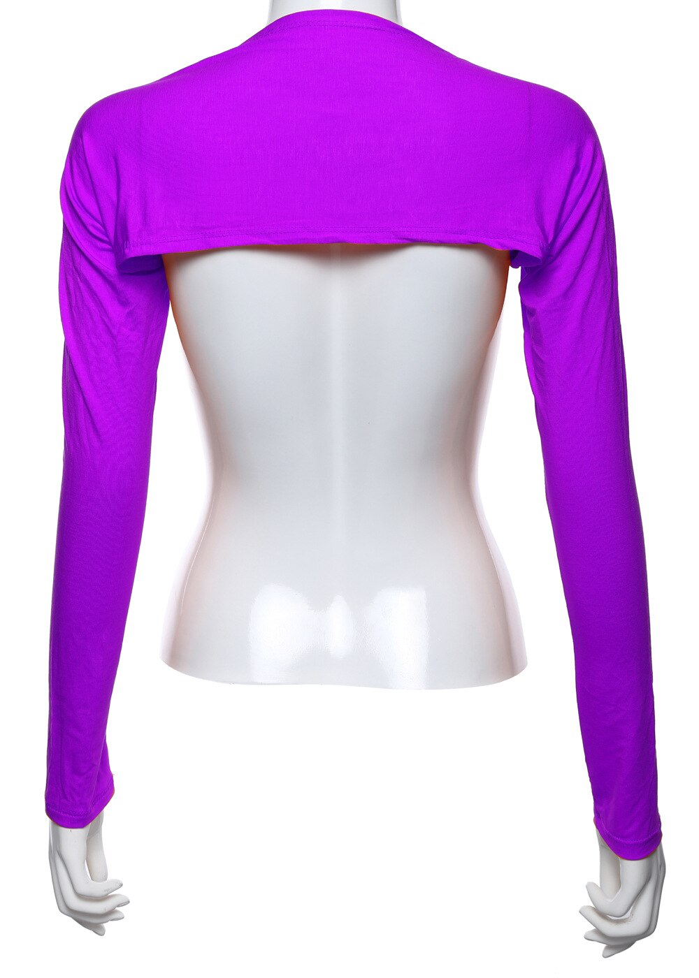 Femmes Hijab musulman Armer manches couverture haussement d'épaules boléro Hayaa Armer plus Oversleeves Stretch Protection turquie eau manches aléatoire: purple