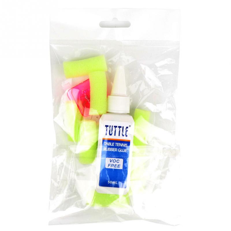 Table Tennis Racket Glue Kit DIY Gum Clamp Non Toxic Rubber Inorganic Sponge Paddle Bat Eco Friendly Easy Apply