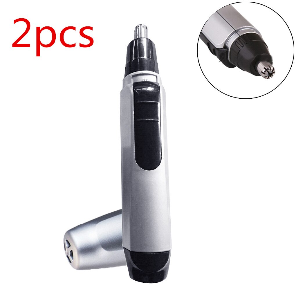 Neus Oor Trimmer Elektrische Scheren Veilig Face Care Clipper Trimmer Voor Neus Haar Trimer Voor Man En Vrouw Neus oor Haar: 2pcs