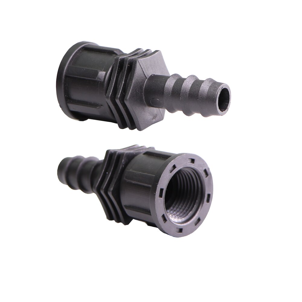 16 20 25MM 1/2" 3/4" Thread Connector to Barb 16mm 20mm PE Tubing Adapter Hose Joints Garden Drip Irrigation Coupling Fittings