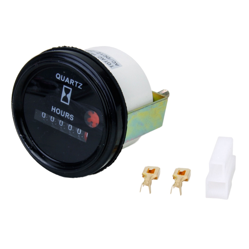 Digital Battery Indicator With Hour Meter Battery Fuel Gauge Engine Meter