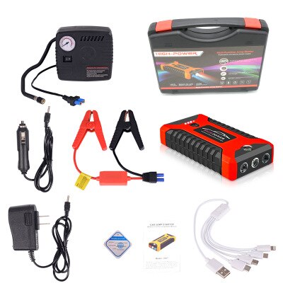 12V 20000Mah Auto Jump Starter Power Bank Draagbare Power Bank Voor Mobiele Telefoons Tablet Auto Jumper Motor Batterij auto Nood