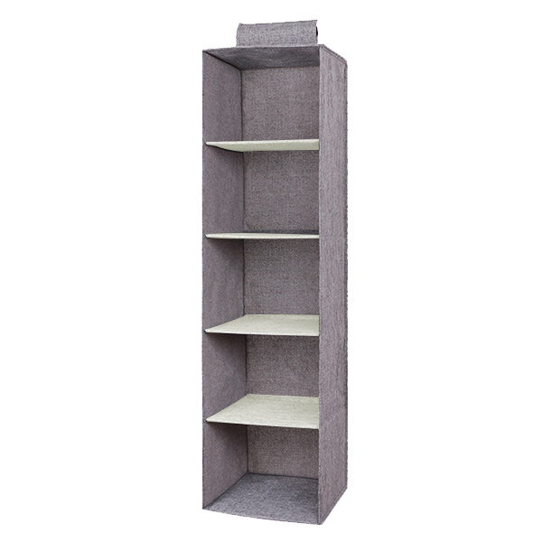 Nueva caja creativa para colgar ropa del hogar, cajón, acabado de ropa interior, armario de almacenamiento, estante de almacenamiento, caja de almacenamiento: Castaño