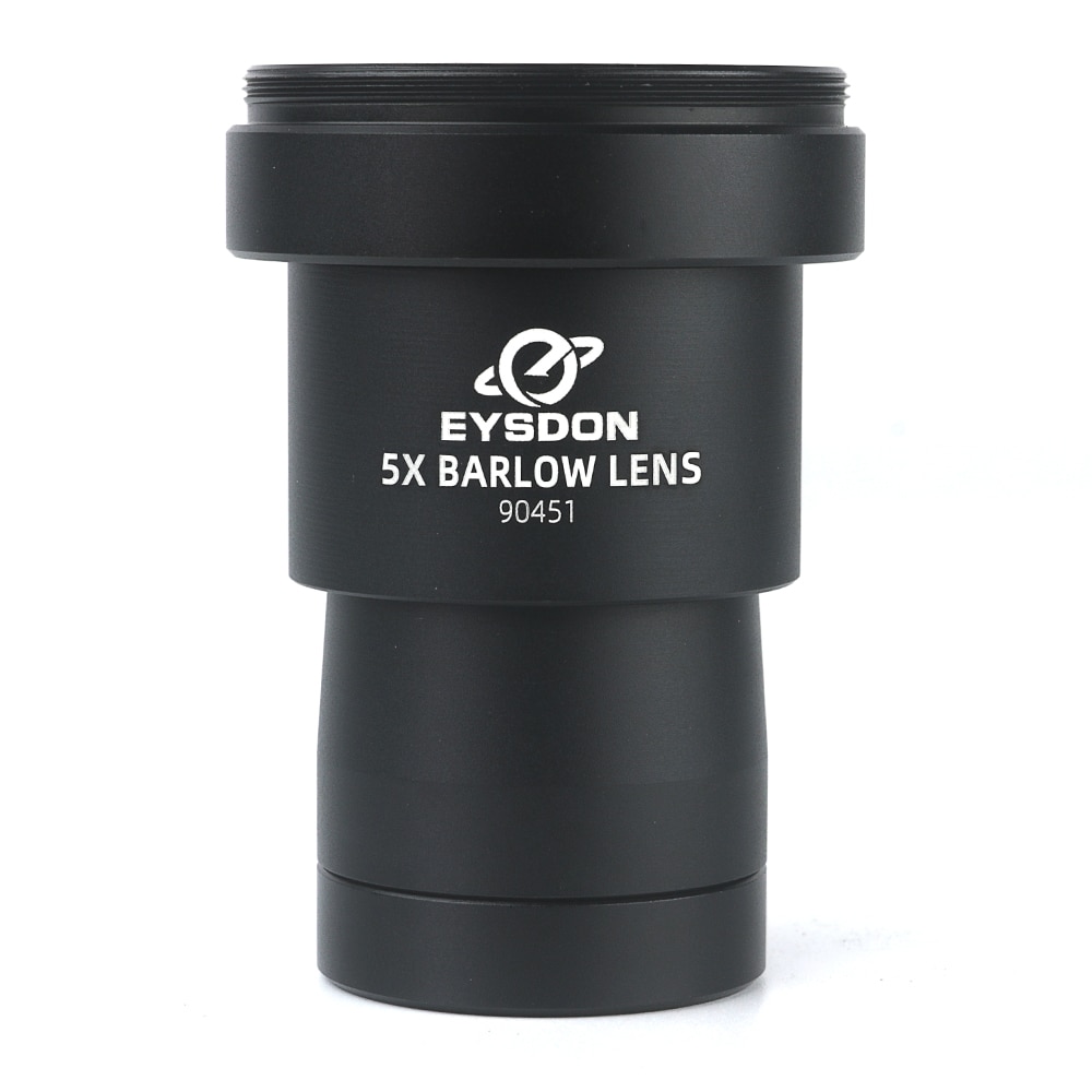 EYSDON 5X Barlow Objektiv 1.25 &quot;Metall Voll Beschichtet Brennweite Verlängerung Mit M42 Kamera T2 T Ring Adapter Für teleskop Fotografie
