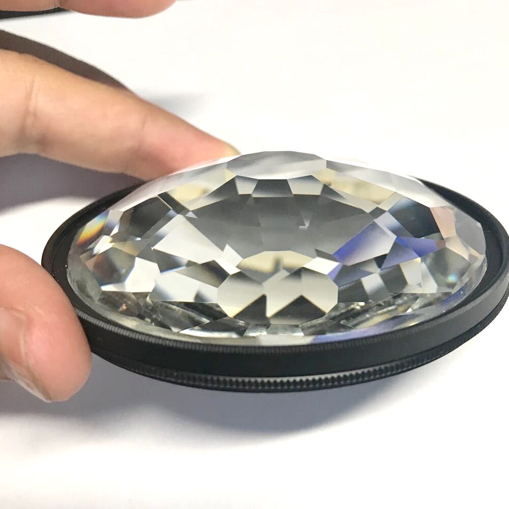 Filtro de cristal para cámara de prisma, caleidoscopio de 77mm, número Variable de objetos, accesorios de fotografía SLR, caleidoscopio para niños