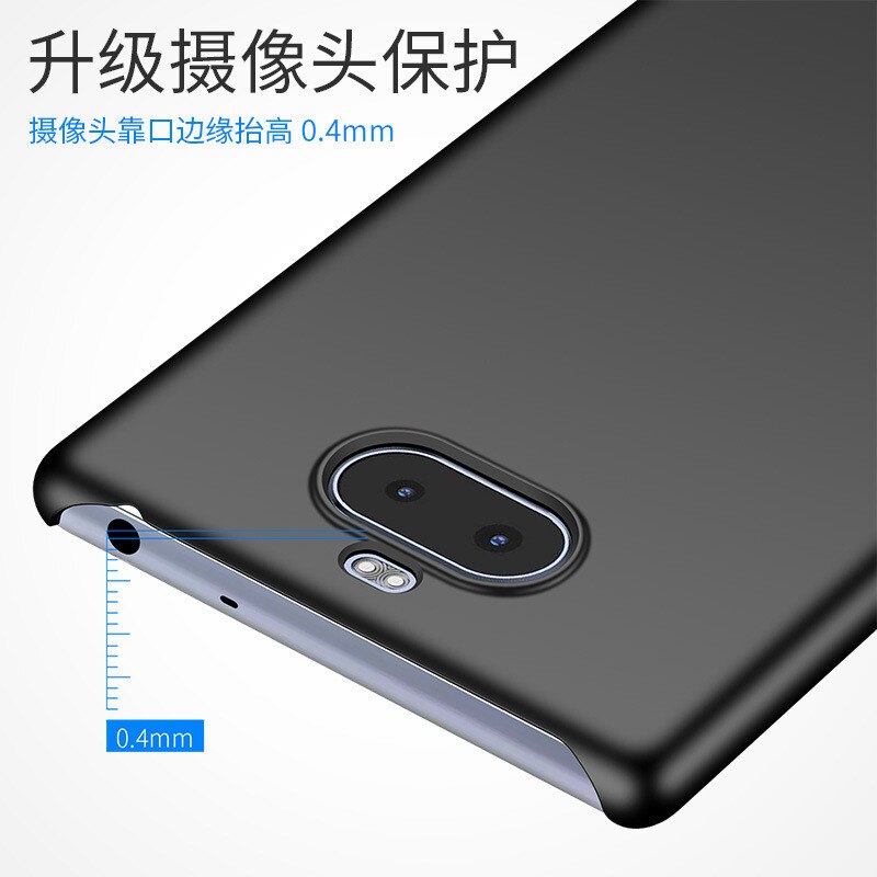 Voor Sony Xperia 10 Plus I3213 I3223 Case Ultra Dunne Hard PC Back Cover Matte Case Voor Sony Xperia 10 plus Volledige Bescherming Cover