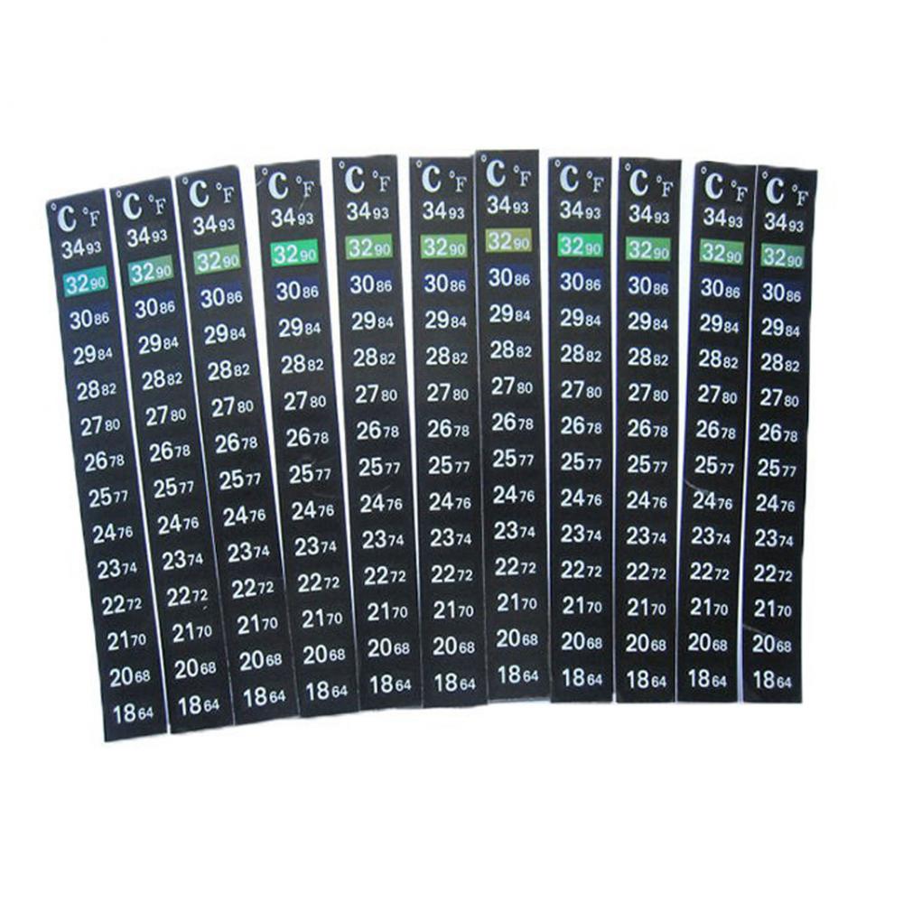 Aquarium Aquarium Thermometer Temperatuur Sticker Aquarium Accessoires Digitale Dual Scale Stick-on Duurzaam