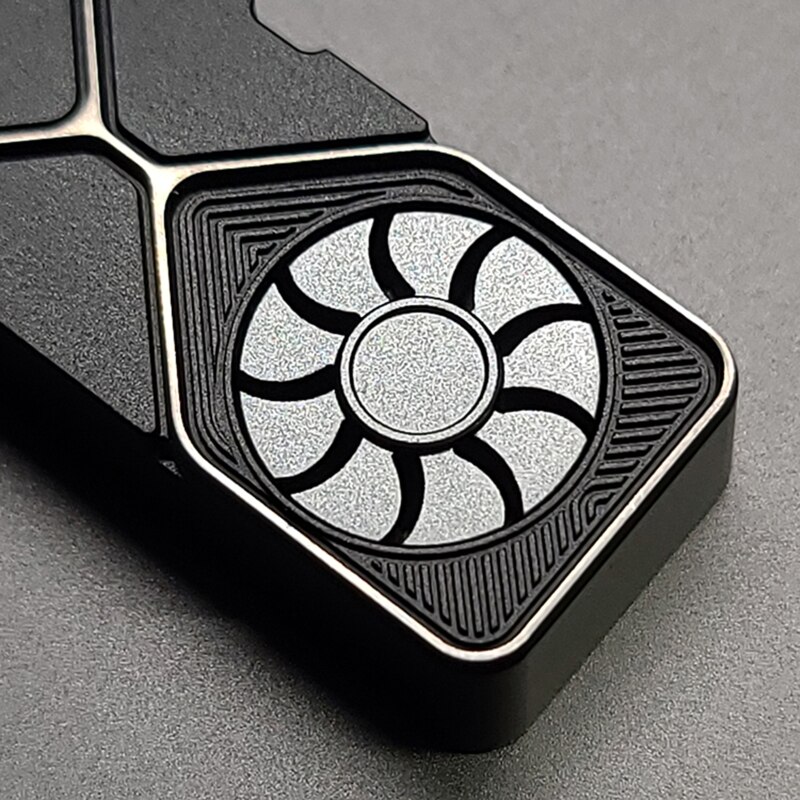 Right " Shift " Keycap Graphics Card RTX 3080 2.75u Metal Key CNC Anode Aluminum Heat-resistant Keycaps Cross Shaft