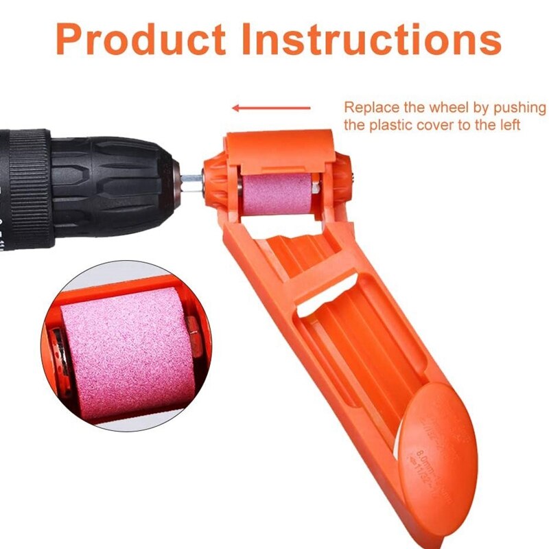 Boor Slijper Draagbare Diamant Boor Slijpen Tool 2 Stuks Inclusief Extra Wrench En Pakking