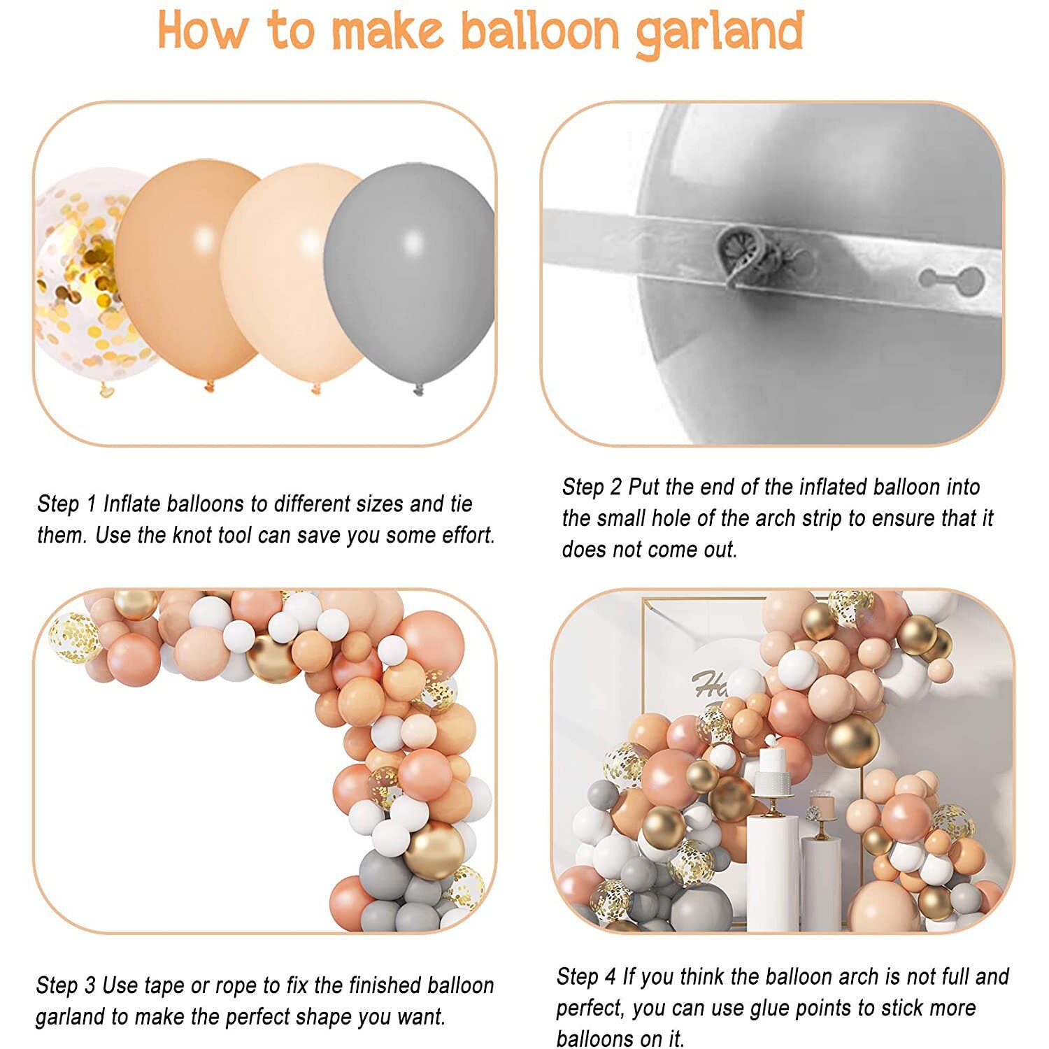 Juego de globos inflables de látex para boda, juguete Retro con cadena de colores, ideal para , banquete, arreglo de pared, arco de globos, 129 piezas