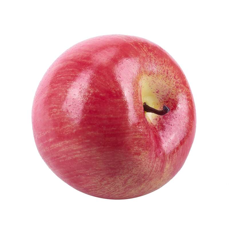 4 grote kunstmatige rode appels, decoratief fruit van best artificial