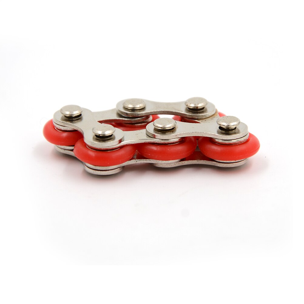 1 PC juguete antiestrés cadena de la bici Fidget mano Spinner Fidget pulsera para el autismo y ADHD Fidget juguete