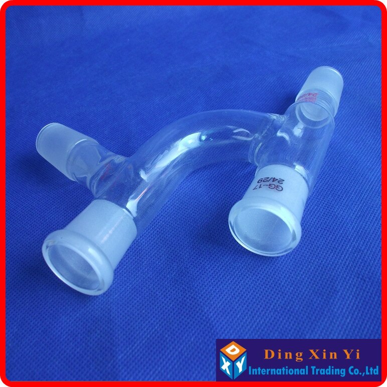 Glass Distillation adapter,Four mouths distillation head,still head,Standard Ground Mouth 24/29 ,Used for distillation unit