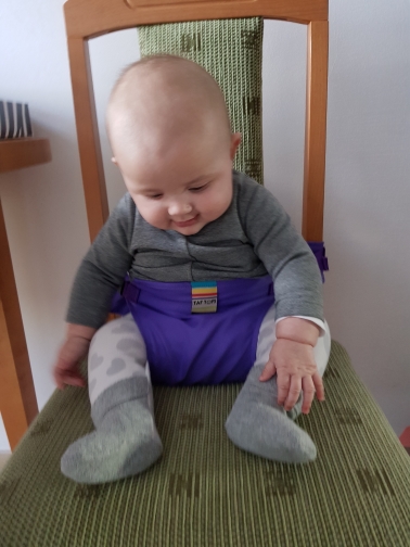 Baby matsal lunchstol / säkerhetsbälte / bärbar spädbarnsstol / matsal stolskydd / bebe seguridad