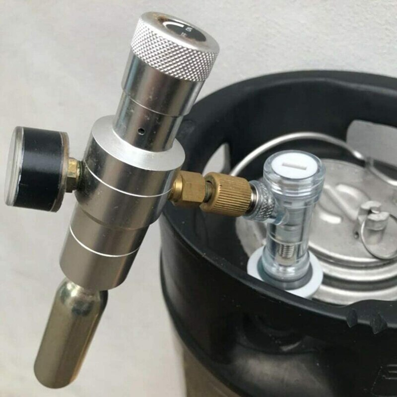 Ball Lock Disconnect with Check Valve Corny Keg Gas Disconnect Check Valve Mfl 1/4 for Home Brewing Cornelius
